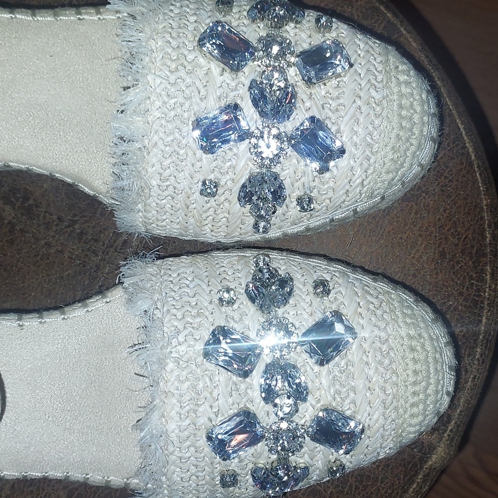 Anne Klein Lenox Espadrille Wedge Sandals - Picture 2 of 14